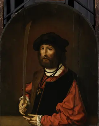 Portrait of Ruben Parduyn, knight of the Holy Sepulchre