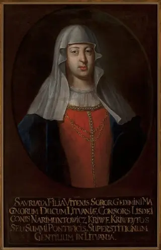 Portrait of Savriata, sister of Gediminas