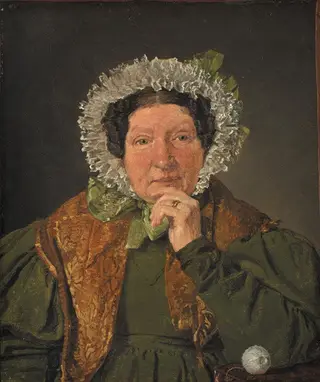 Portrait of the Artist´s Mother, Cecilia Margrethe Købke, née Petersen, by Christen Købke