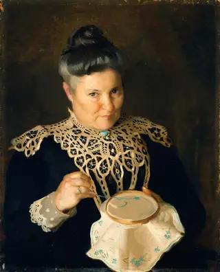 Portrait of the Artist's Mother (Rose Paxton), by William McGregor Paxton