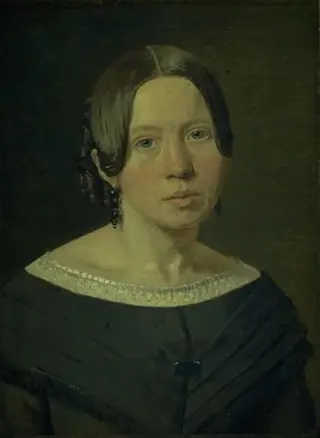 Portrait of the Artist´s Sister-in-Law Johanne Elisabeth Købke, née Sundbye