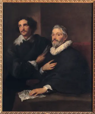 Portrait of the engravers Pieter de Jode the Elder and Pieter de Jode the Younger