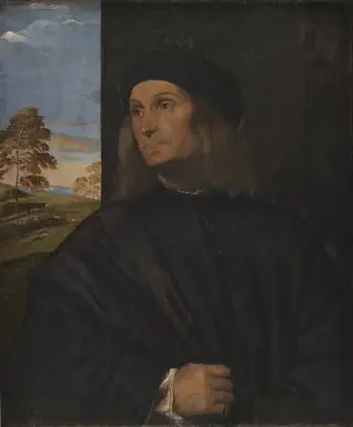 Portrait of the Venetian Painter Giovanni Bellini (?), by Titian