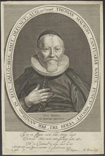 Portrait of Thomas Maurois, Walloon minister in Amsterdam