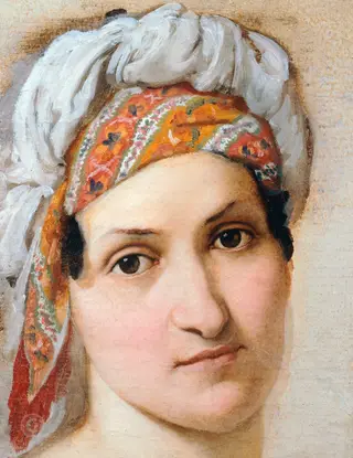Portrait of Vincenza Scaccia, the artist's girlfriend