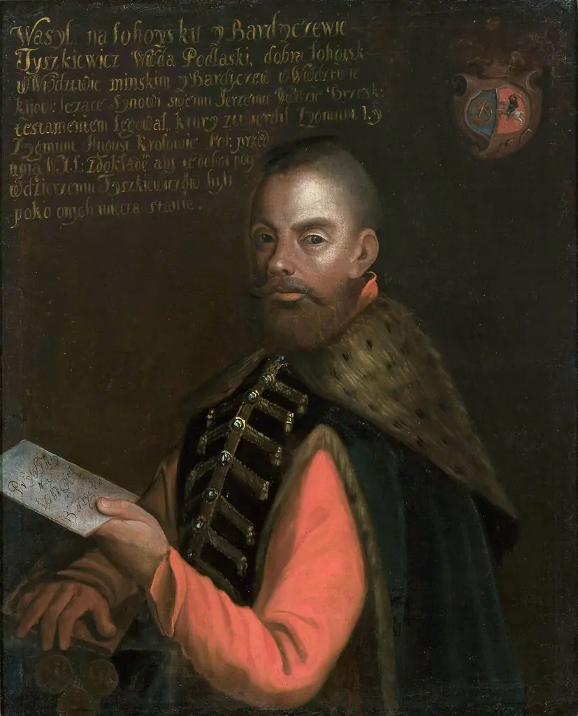 Portrait of Wasyl Tyszkiewicz, Leliwa coat of arms (?–1571), voivode of Podlasie