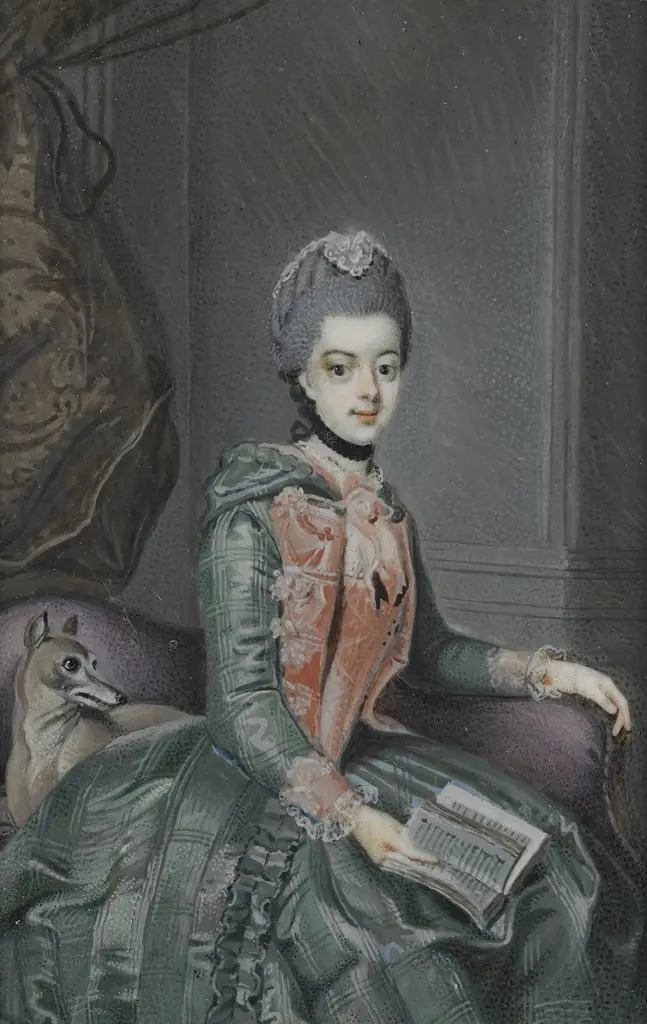 Portrait of Wilhelmina van Pruisen (1751-1820),  wife to prince William V of Orange, 1770