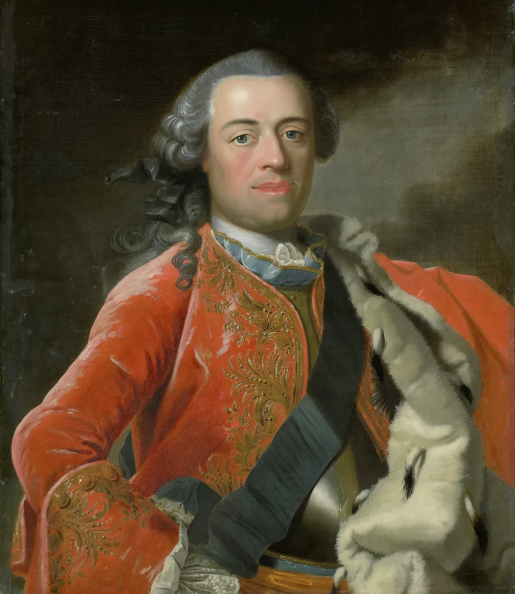 Portrait of Willem IV van Oranje-Nassau (1711-1751), oil, 1750