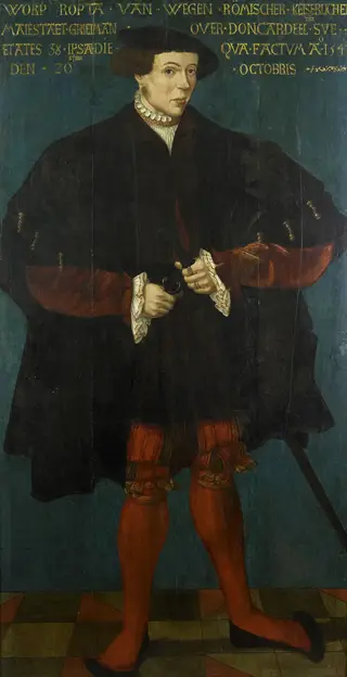 Portrait of Worp van Ropta, Chief Magistrate of East Dongeradeel