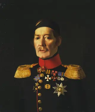 Portrait of Ye.Ye. Baranov, by Fedor Tulov