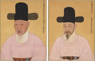 Portraits of Cho Hyun-myeong and Cho Jae-ho, 1804