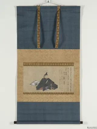 Portraits of Thirty-six Immortal Poets, Fujiwara no Kanesuke Kamakura period (14th century), Japan