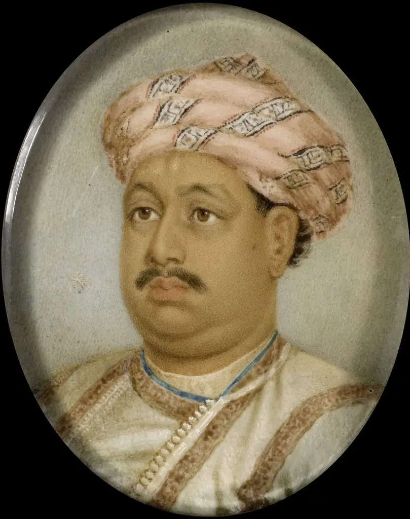 Portret van een Indische prins, 1750