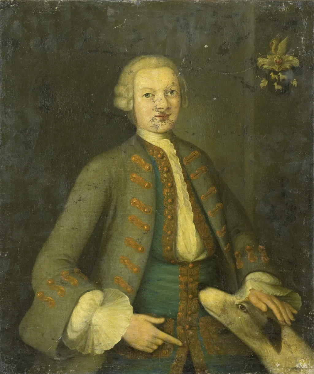 Portret van een man, oil, 1760