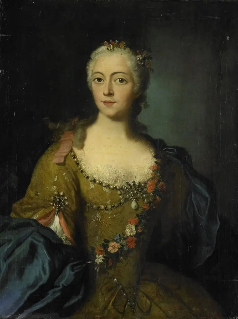 Portret van een vrouw, 1750