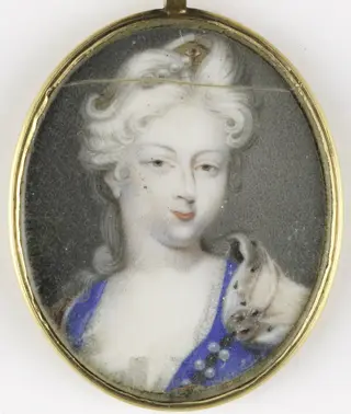 Portret van een vrouw, vermoedelijk Christiane Charlotte van Württemberg (1694-1729)