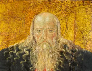 Painting, God the Father, by ?possibly Nicholas Froment, 1475