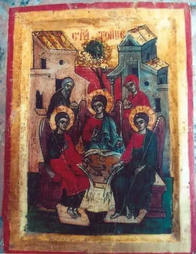 Sfânta Treime, patriarhul Avraam și Sara, by Preda și Marin