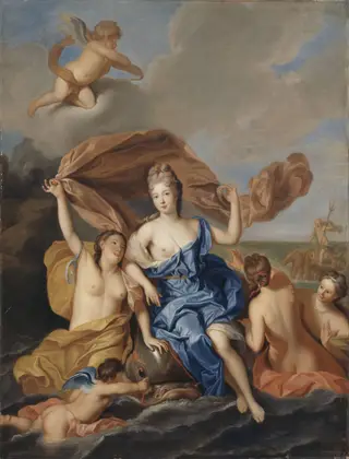 Presumed portrait of Françoise-Marie de Bourbon, duchesse d'Orléans