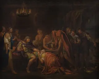 Priam Pleading with Achilles for the Body of Hector