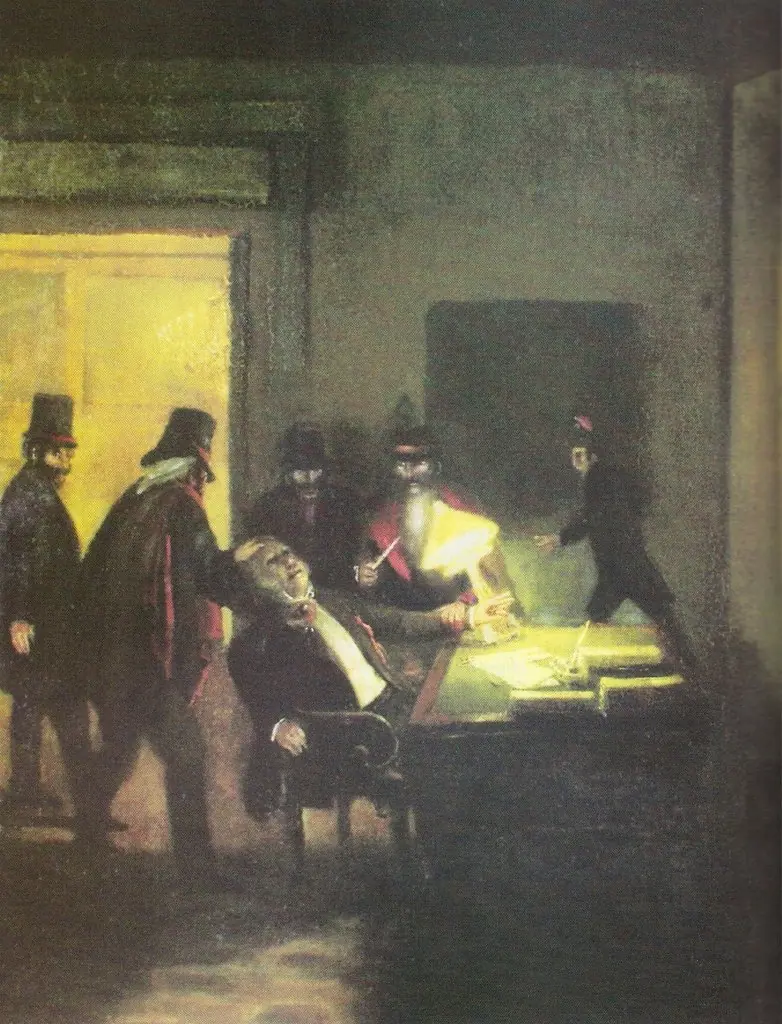 Assessination of Maza, by Prilidiano Pueyrredón