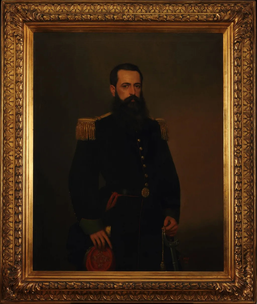 Coronel Alvaro Barros, by Prilidiano Pueyrredón, oil, 1865