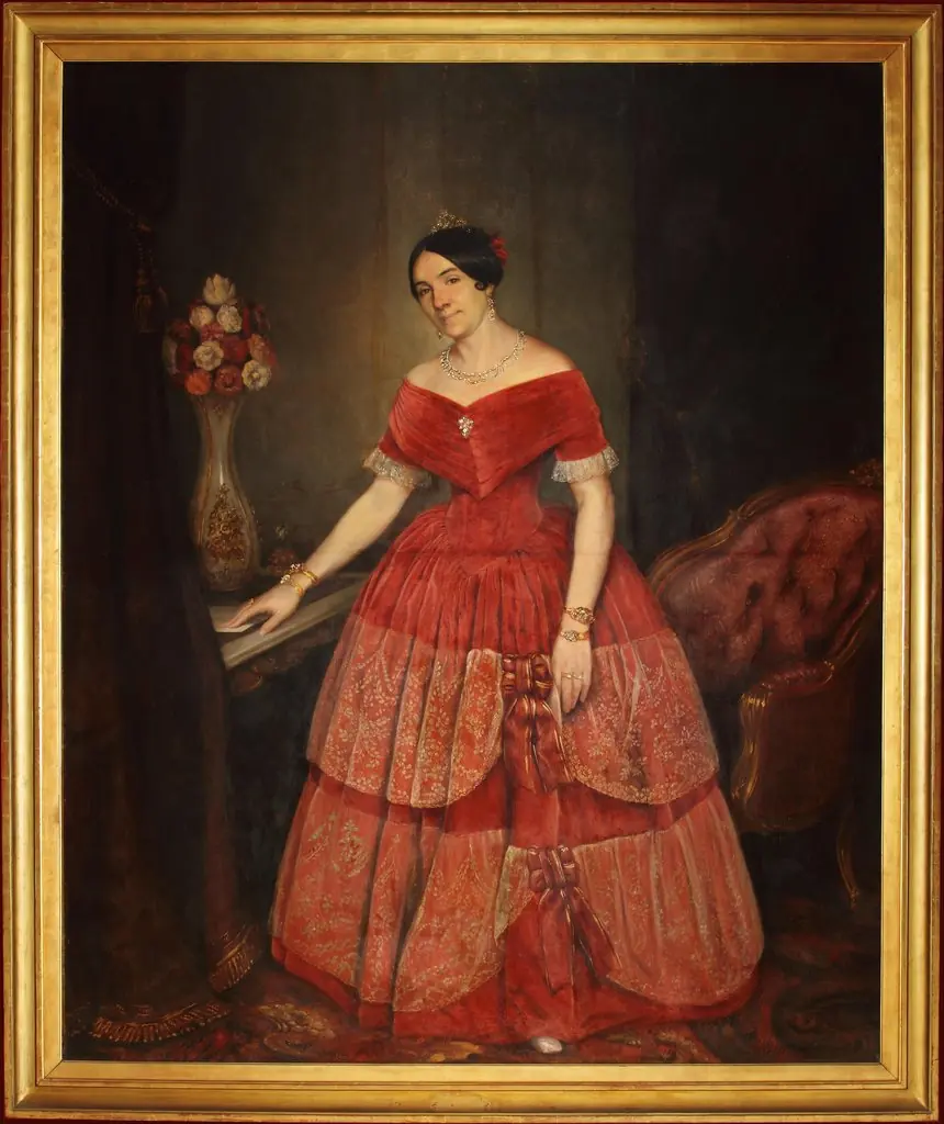 Retrato de Manuelita Rosas, by Prilidiano Pueyrredón