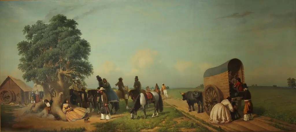 Un alto en el campo, by Prilidiano Pueyrredón