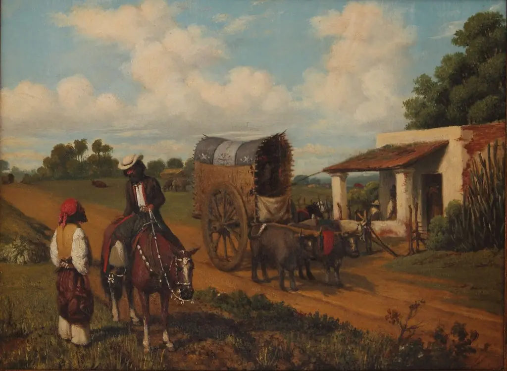 Un alto en la pulpería, by Prilidiano Pueyrredón