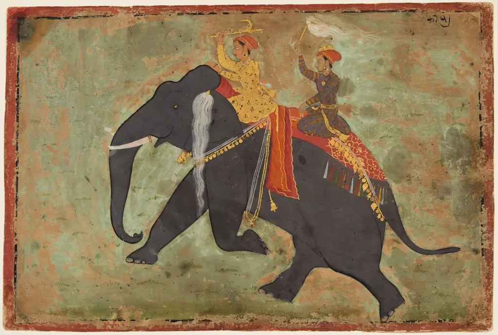 Prince Amar Singh (1672–1710) Drives His Own Elephant