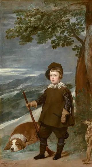 Prince Balthasar Charles as a Hunter, by Diego Velázquez