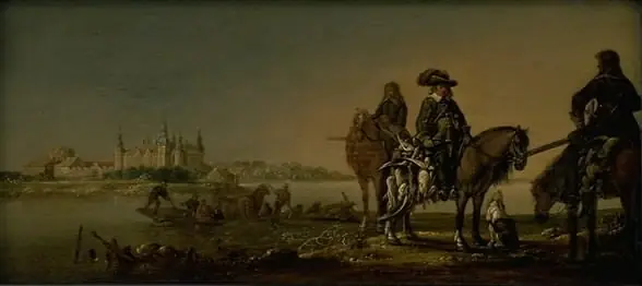 Prince Christian, the Heir Apparent, Hunting Ducks at Nykøbing Castle