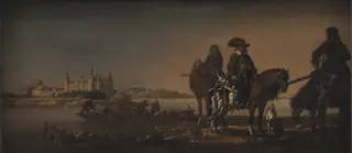 Prince Christian, the Heir Apparent, Hunting Ducks at Nykøbing Castle