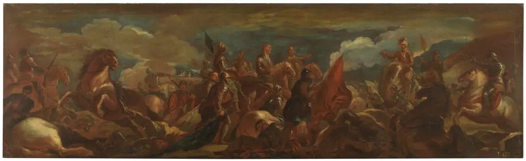 Prisión del condestable de Montmorency, en la Batalla de San Quintín