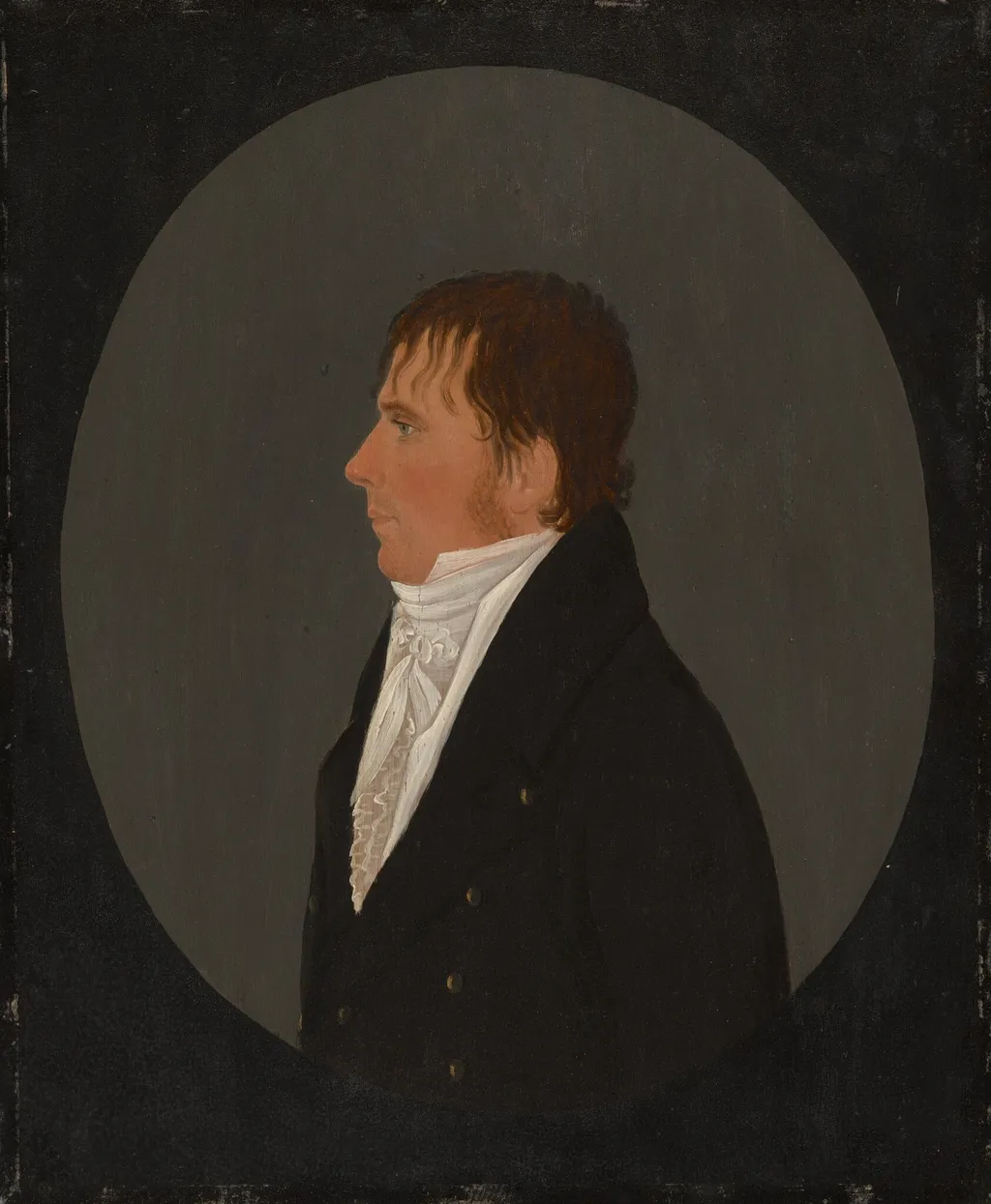 Profile Portrait of a Young Man, oil, 1815