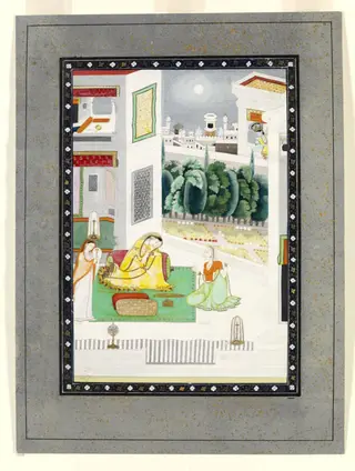 Prositapatika Nayika