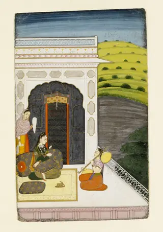 Prositapatika Nayika
