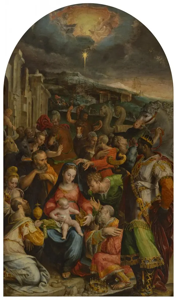 The Adoration of the Magi, by Prospero Fontana