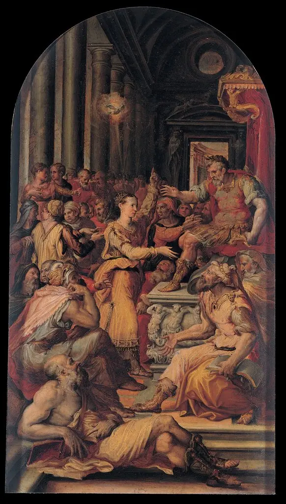 The Dispute of Saint Catherine, by Prospero Fontana