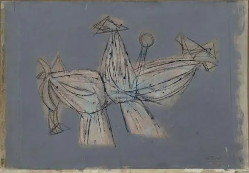 Onion Plant, by Prunella Clough