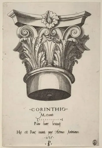 Capitals from the Baths of Antoninus, Rome