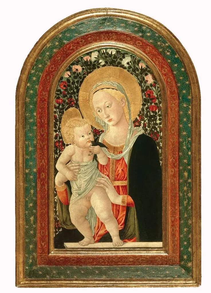 Maria col bambino, by Pseudo-Pier Francesco Fiorentino