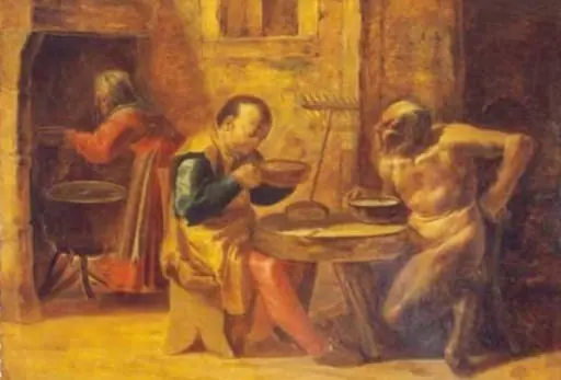 Satirul și țăranul, by Pseudo van de Venne