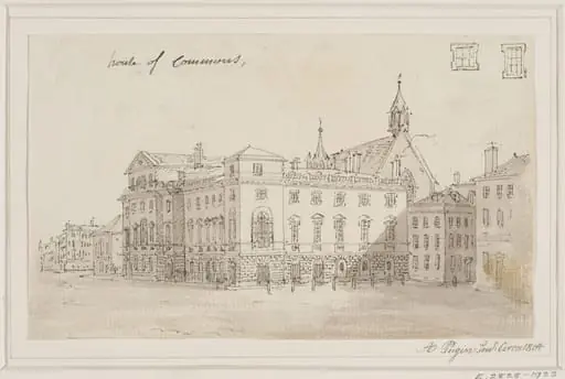 Topographical drawing, by pugin