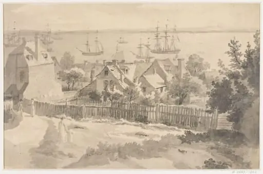 Topographical drawing, by pugin