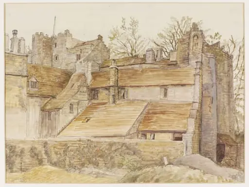 Beverstone Castle, near Tetbury, by Puller