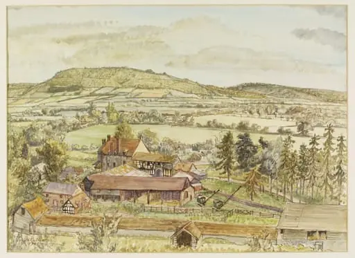 Grange Farm (Wigmore Abbey remains), by Puller