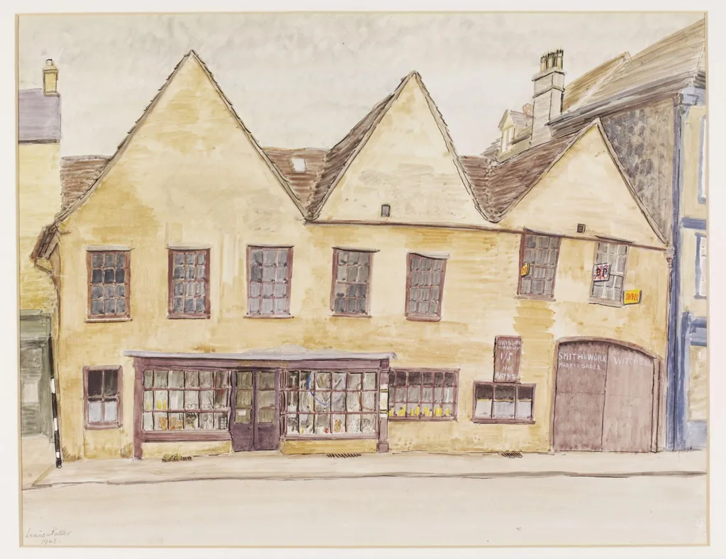 Ironmonger's Shop, Tetbury, by Puller, watercolor