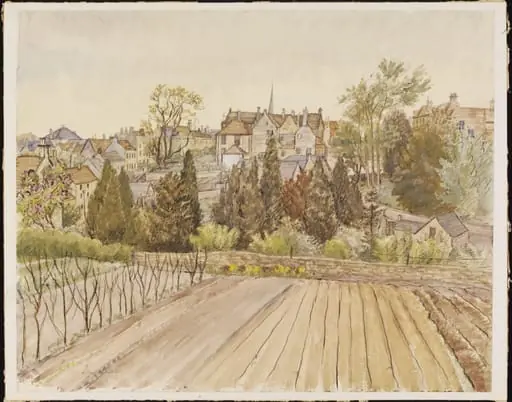 View from near Love Lane, Tetbury, by Puller