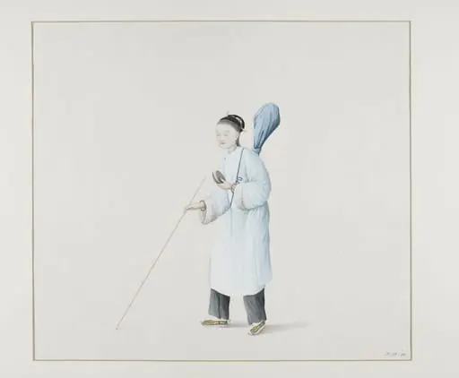 A Blind Female Singer, by Puqua